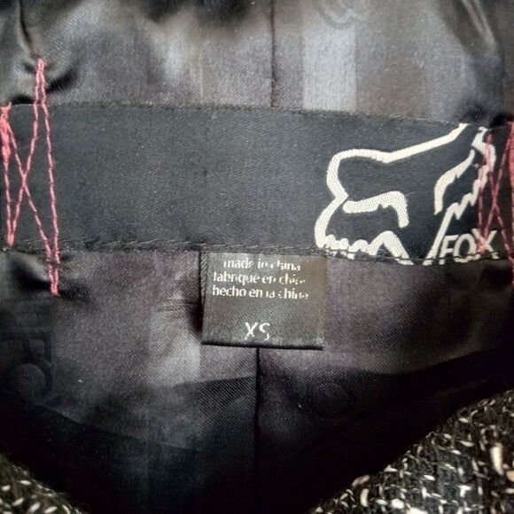 Fox Racing Tweed Textured Pea Coat Grey XS - Picture 2 of 11
